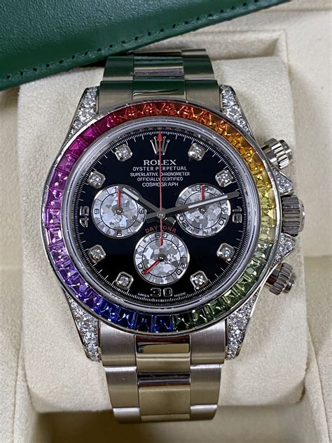 Rolex rainbow watch